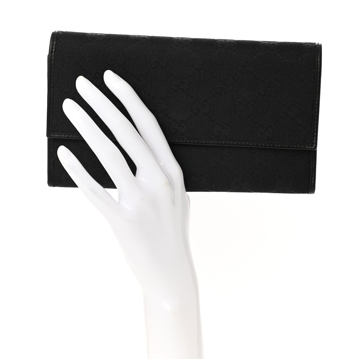 Monogram Continental Flap Wallet Black