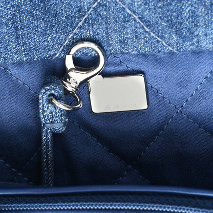 Chanel Denim Patchwork Logo Chanel 22 Blue 6 of 10