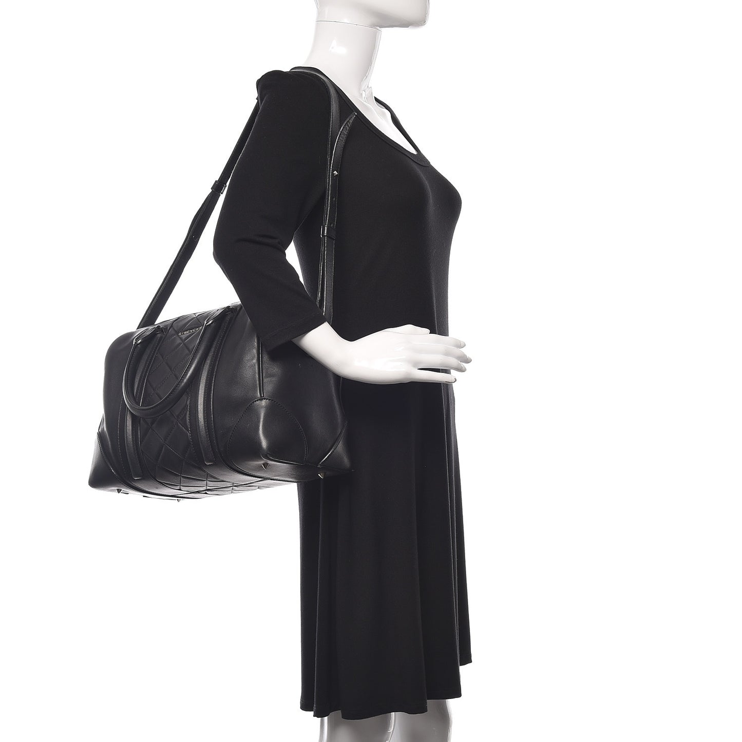 Lambskin Quilted Medium Lucrezia Black