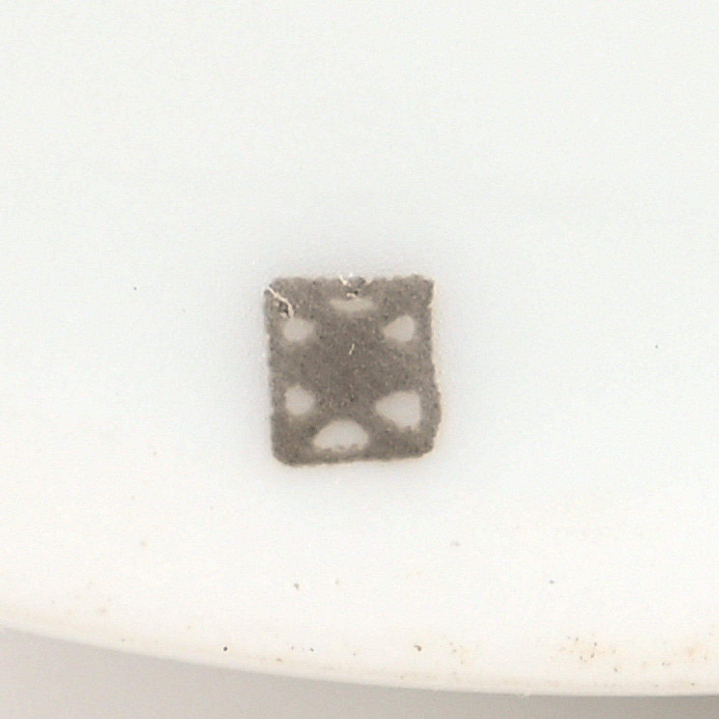 Porcelain Platinum Chaine d'Ancre Tea Cup and Saucer Set of 2