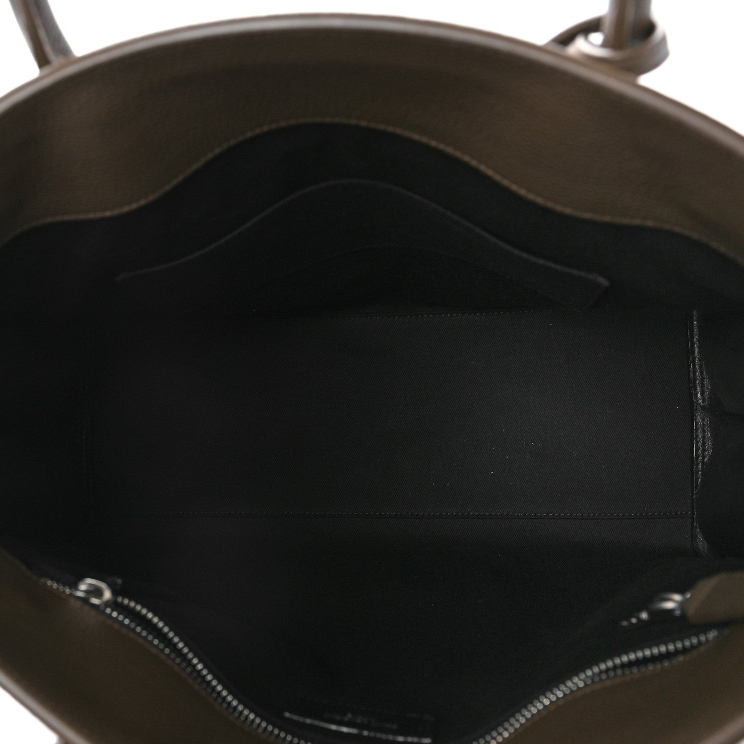 Saint Laurent Grained Calfskin Sac De Jour North South Tote Brown 5 of 8