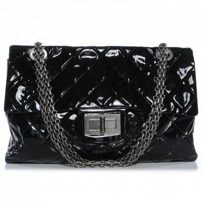 Chanel Vinyl XXL Reissue Flap Black 1 of 8