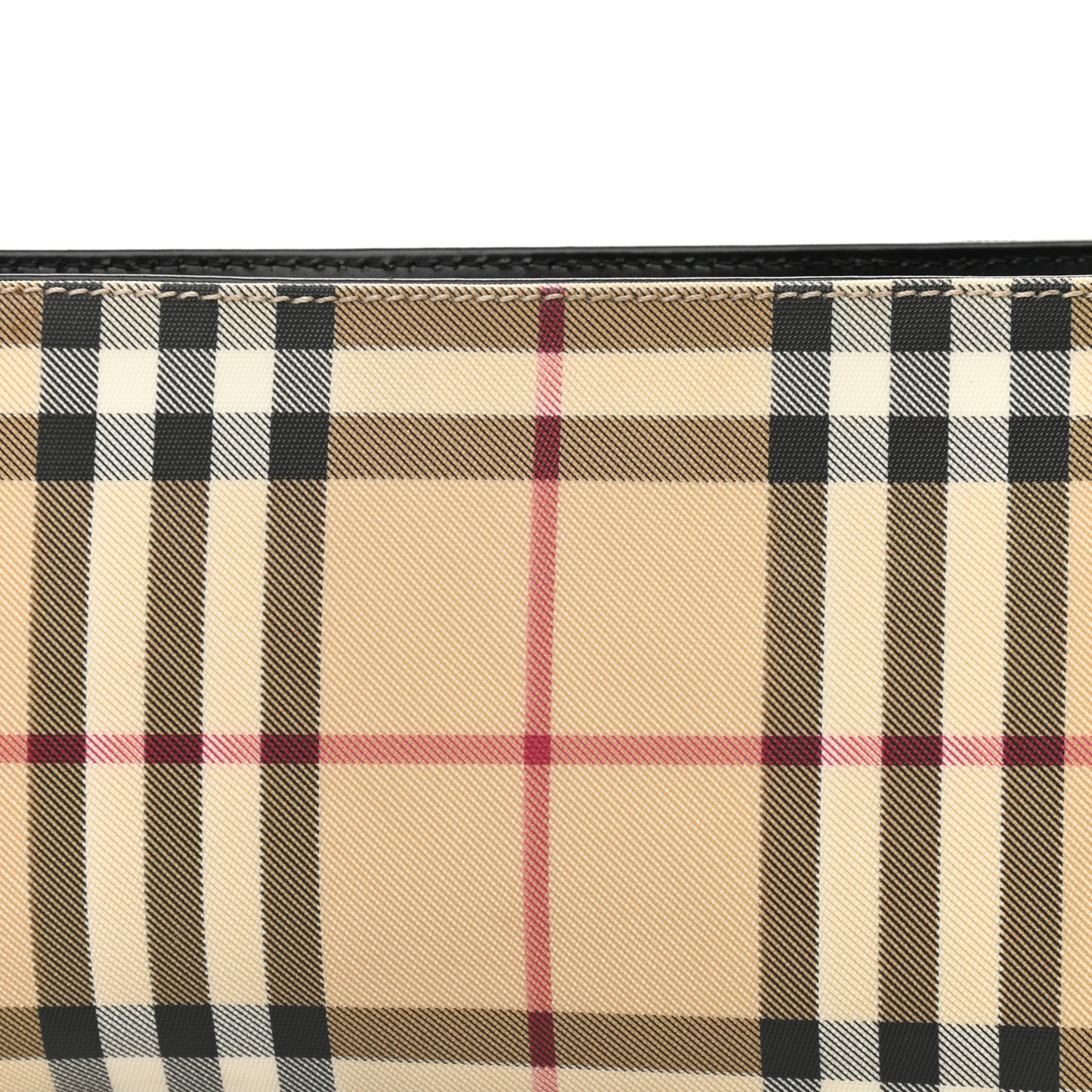 House Check Small Shoulder Bag Black