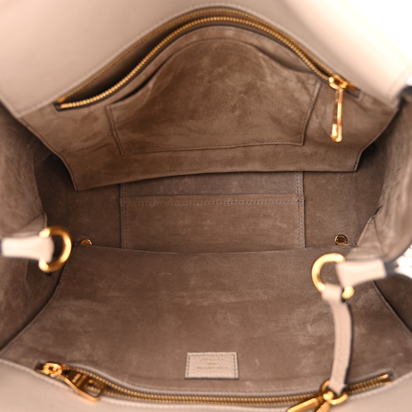 Veau Cachemire Tote W PM Galet