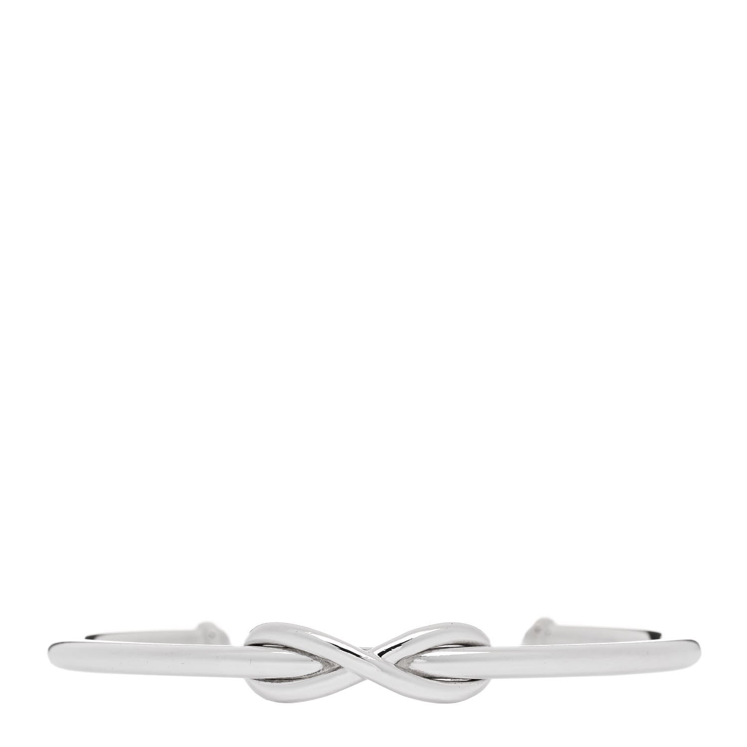 Tiffany Sterling Silver Infinity Cuff Bracelet 1 of 3