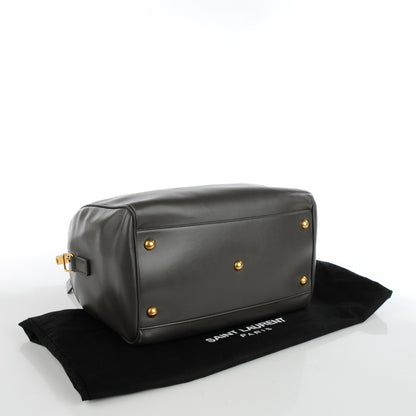 Saint Laurent Calfskin Classic Duffle 6 Earth 4 of 7