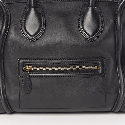 Celine Smooth Calfskin Mini Luggage Black 13 of 20