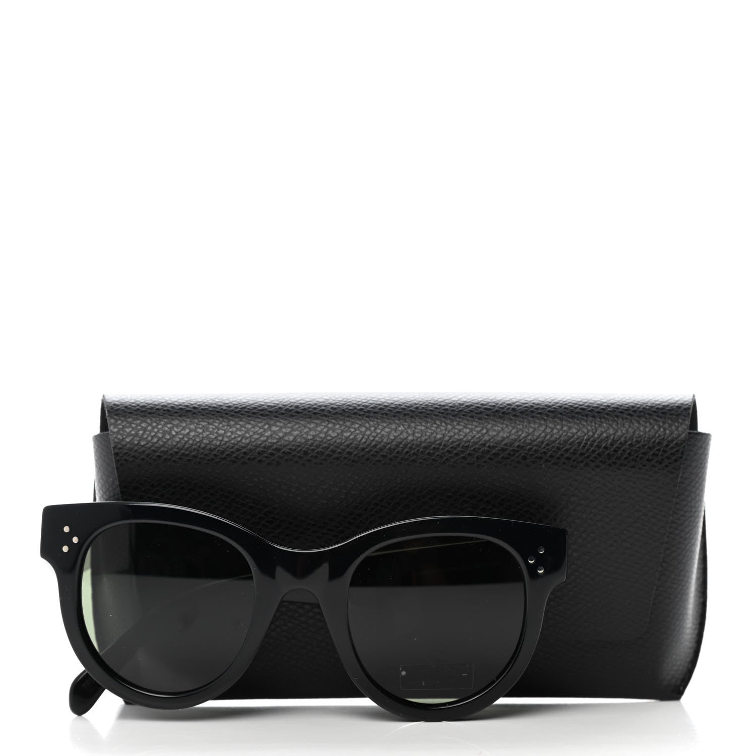 Celine Acetate Studded Mineral Round Sunglasses CL40031N Black 7 of 7