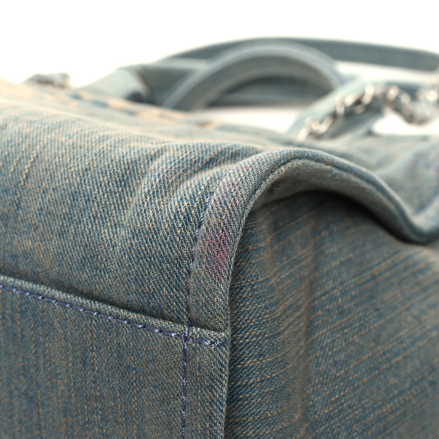 Denim Small Deauville Tote Light Blue