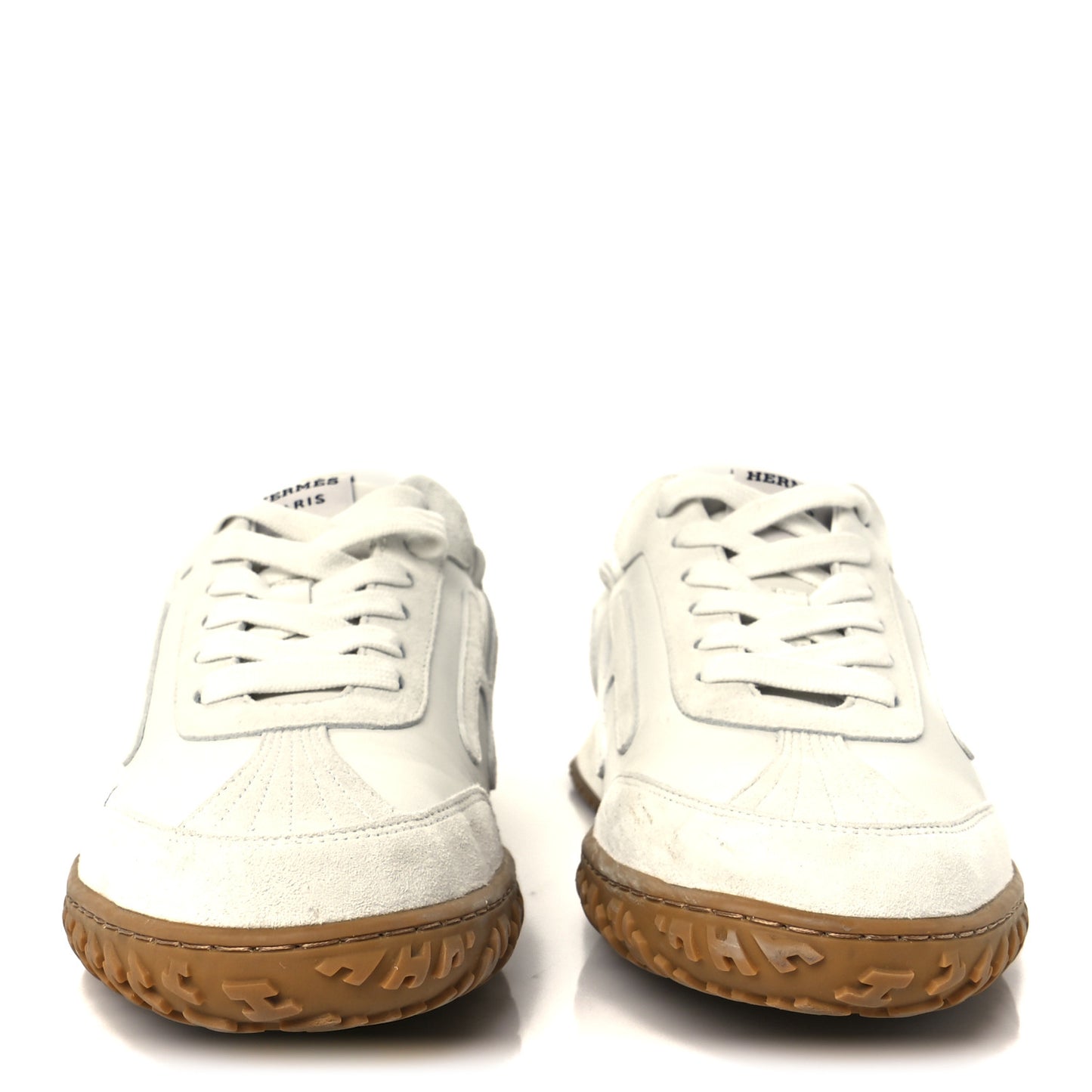 Nappa Suede Goatskin Jet Sneakers 38 White