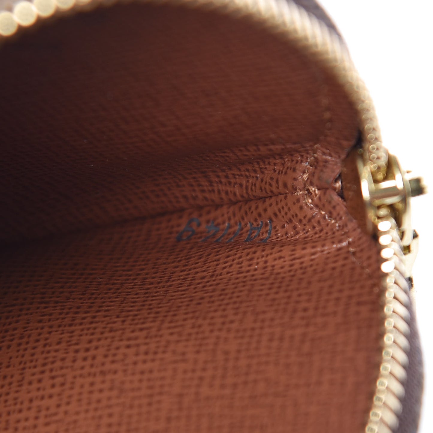 Monogram Round Coin Purse