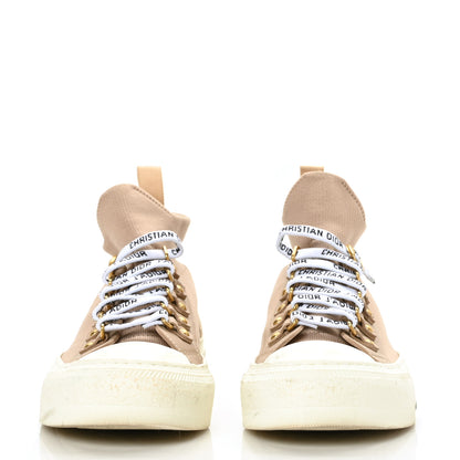 Christian Dior Technical Knit Womens Walk'n Dior High Top Sneakers 36 Nude 2 of 8