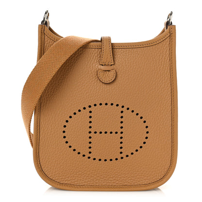 Hermes Taurillon Clemence Evelyne TPM Biscuit 1 of 8