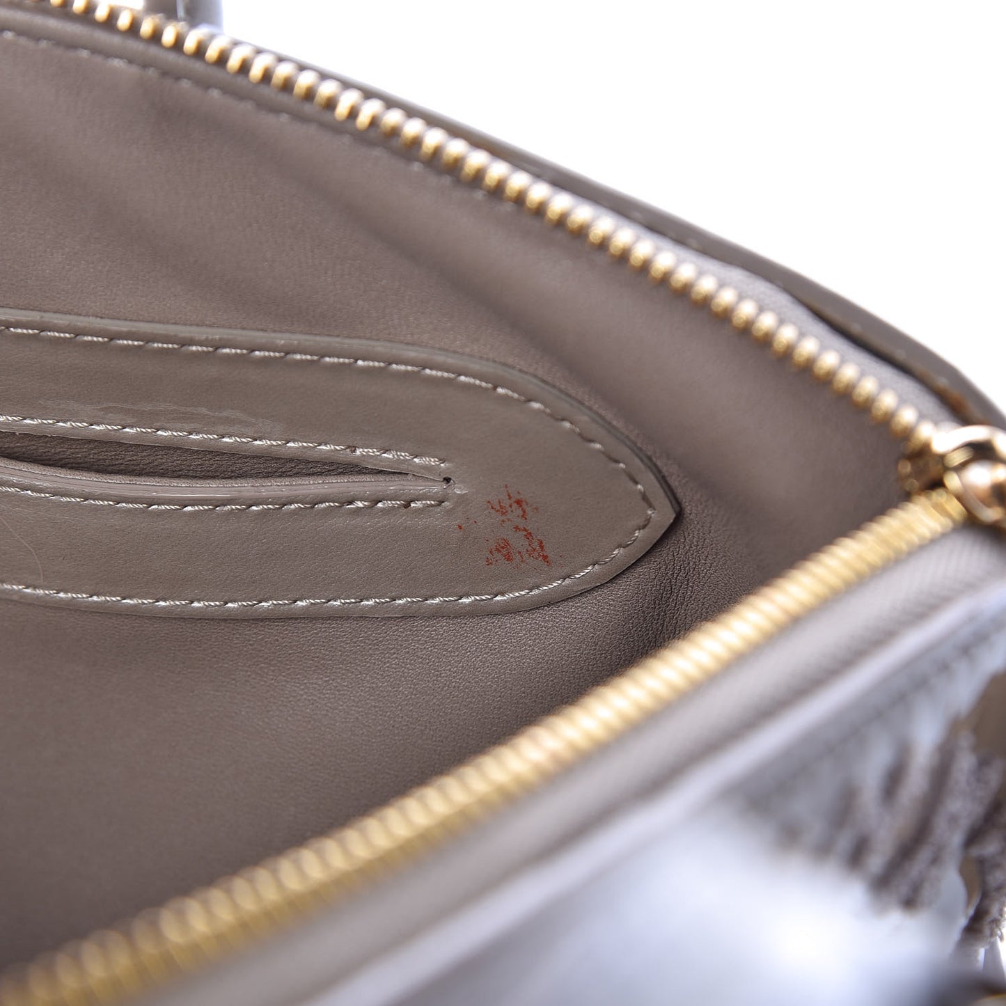 Patent Lambskin Fascination Lockit Gris