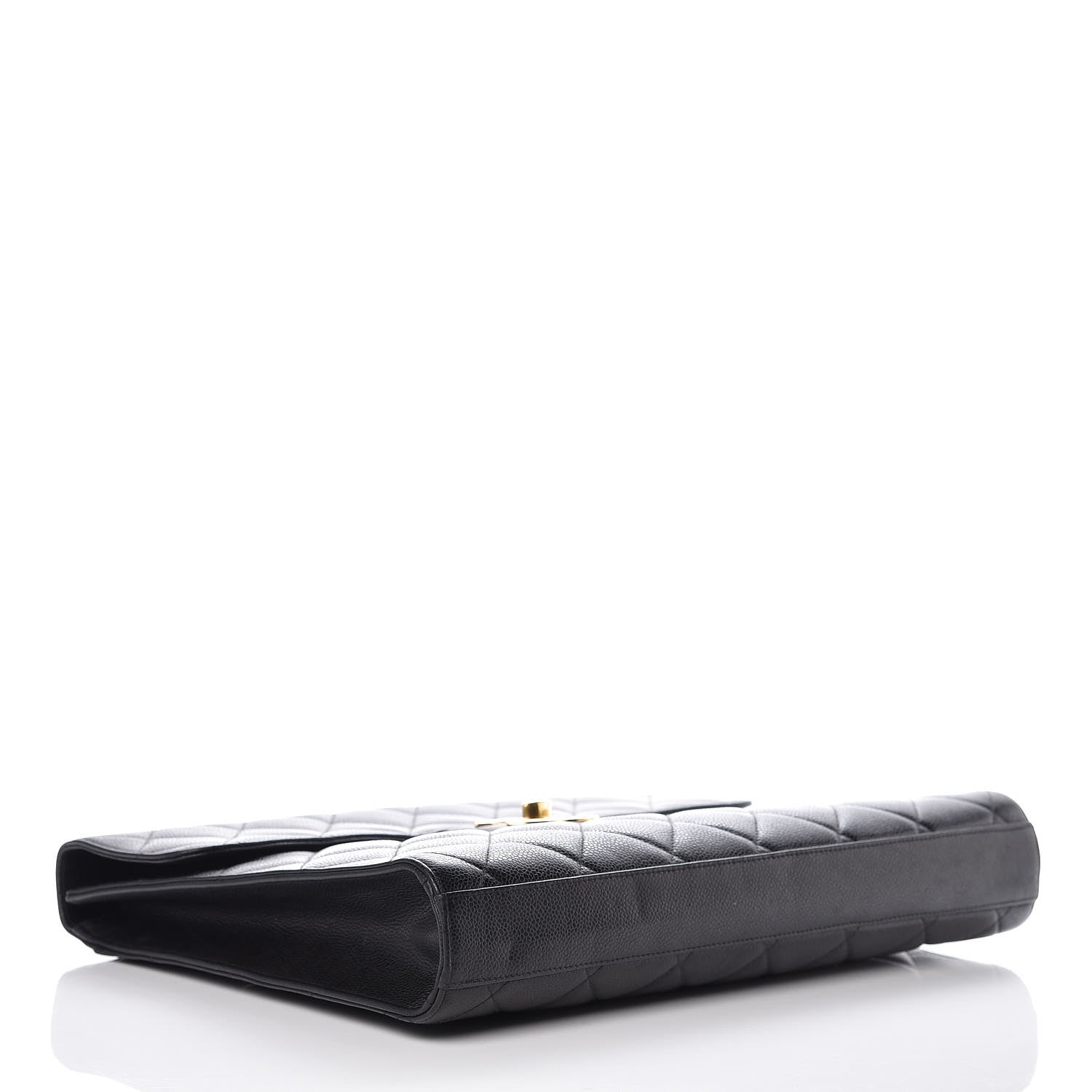 Chanel Caviar Quilted Briefcase Laptop Bag Black 4 of 14