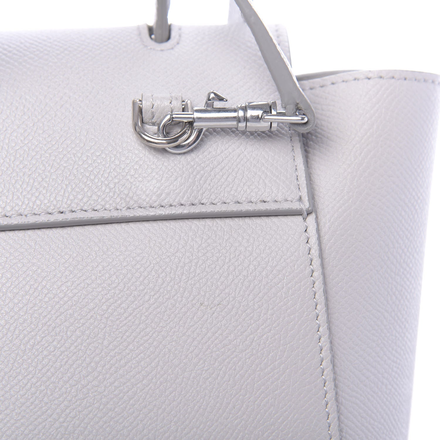 Celine Grained Calfskin Nano Belt Bag Mineral 12 of 13