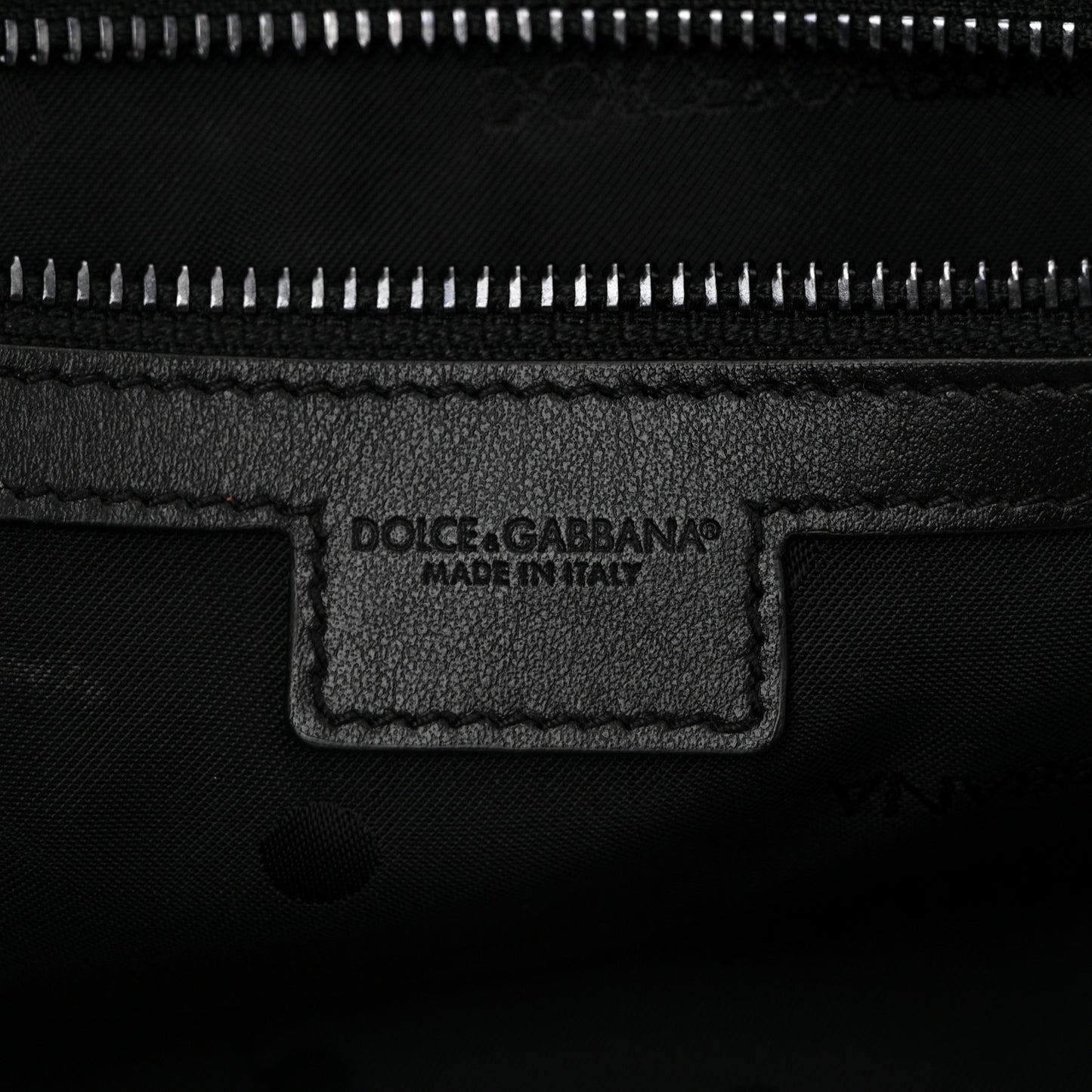 DOLCE GABBANA Large Denim Patchwork Shopping Tote Blue Black