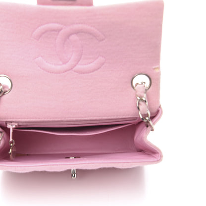Chanel Jersey Quilted Mini Square Flap Pink 5 of 12