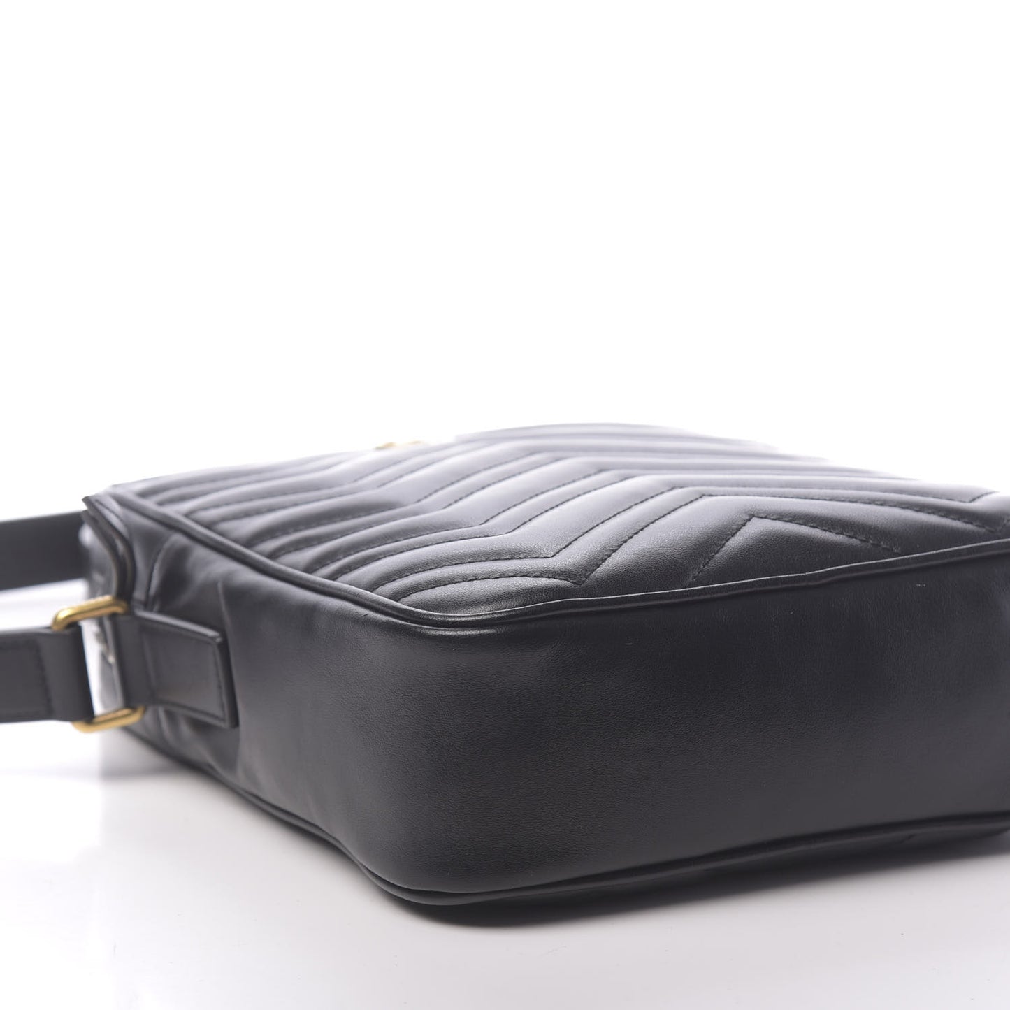 Calfskin Matelasse GG Marmont Travel Bag Black