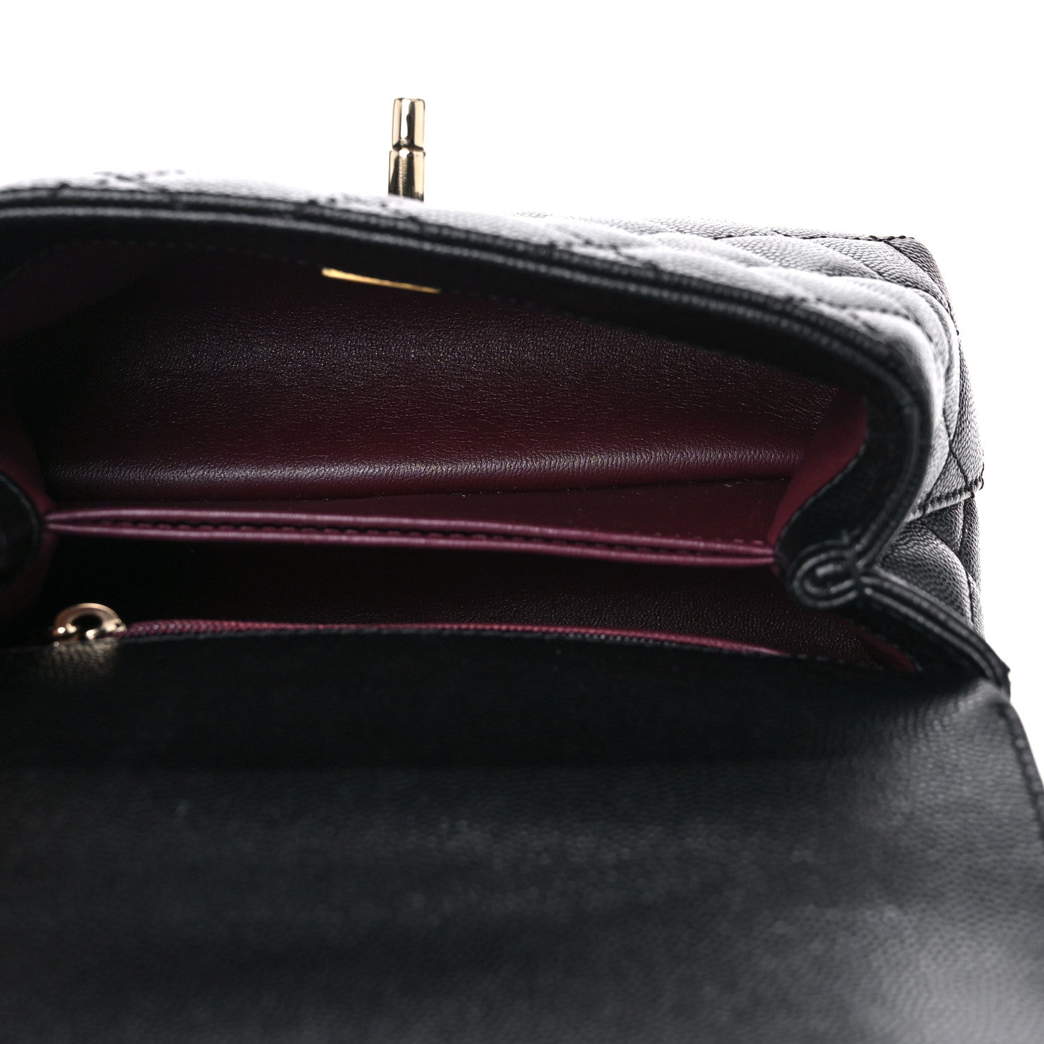 Chanel Caviar Quilted Extra Mini Coco Handle Flap Black 5 of 10