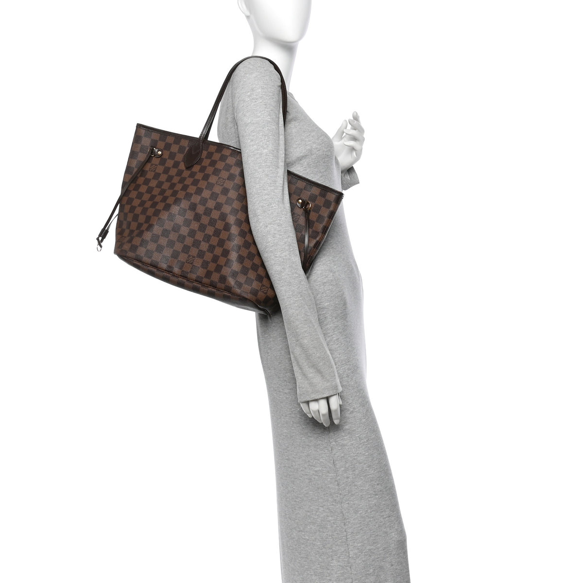 Louis Vuitton Damier Ebene Neverfull MM 2 of 11