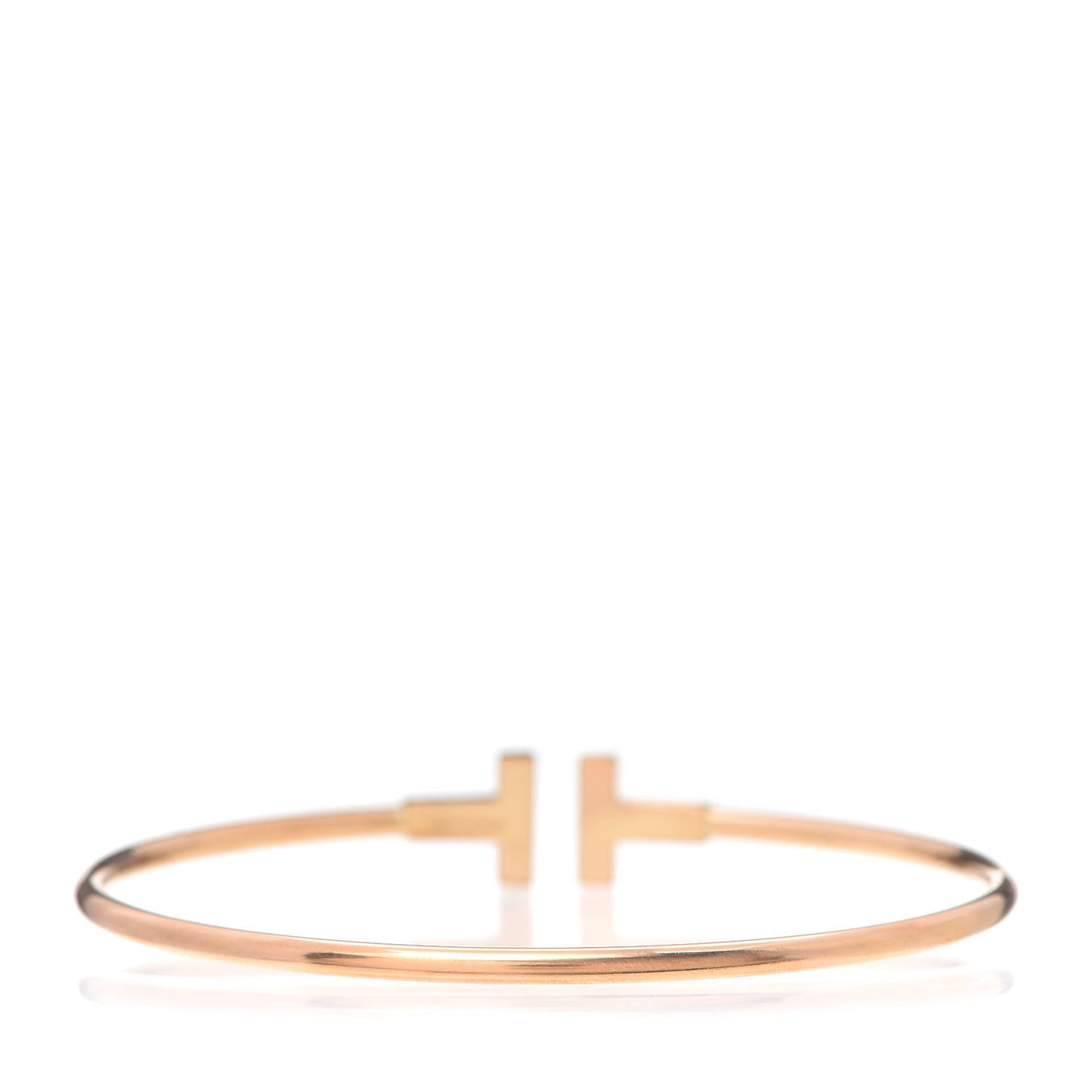 18K Yellow Gold T Wire Bracelet