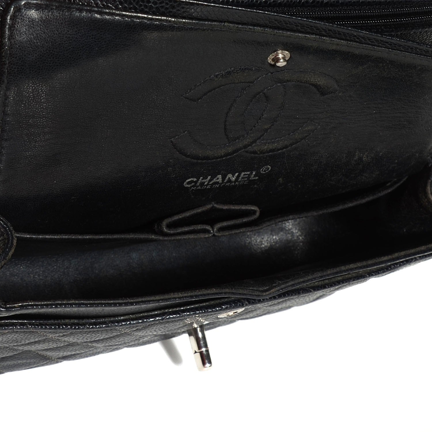 Chanel Caviar Quilted Small Double Flap Black 5 of 8