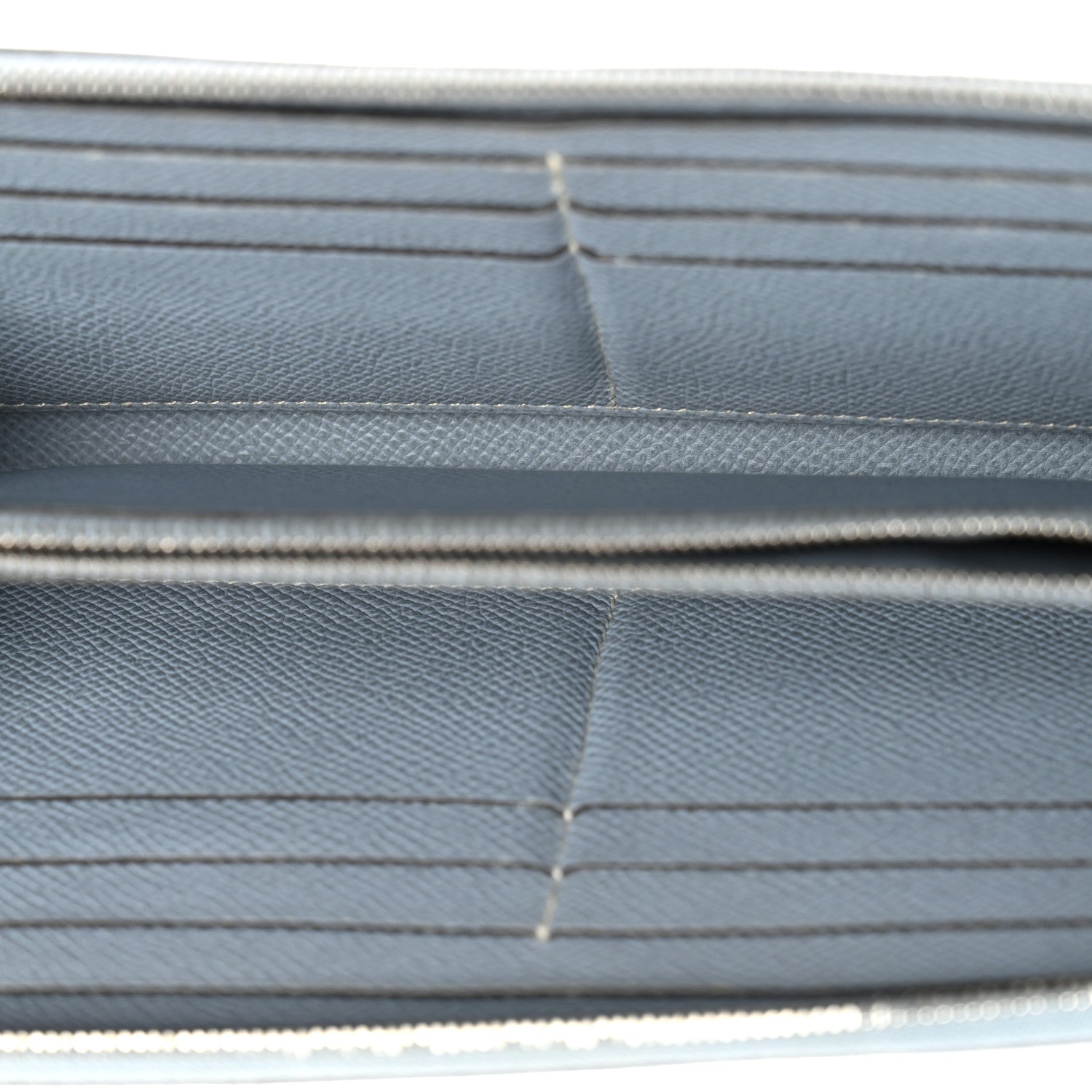 Hermes Epsom Azap Wallet Bleu Lin 5 of 14