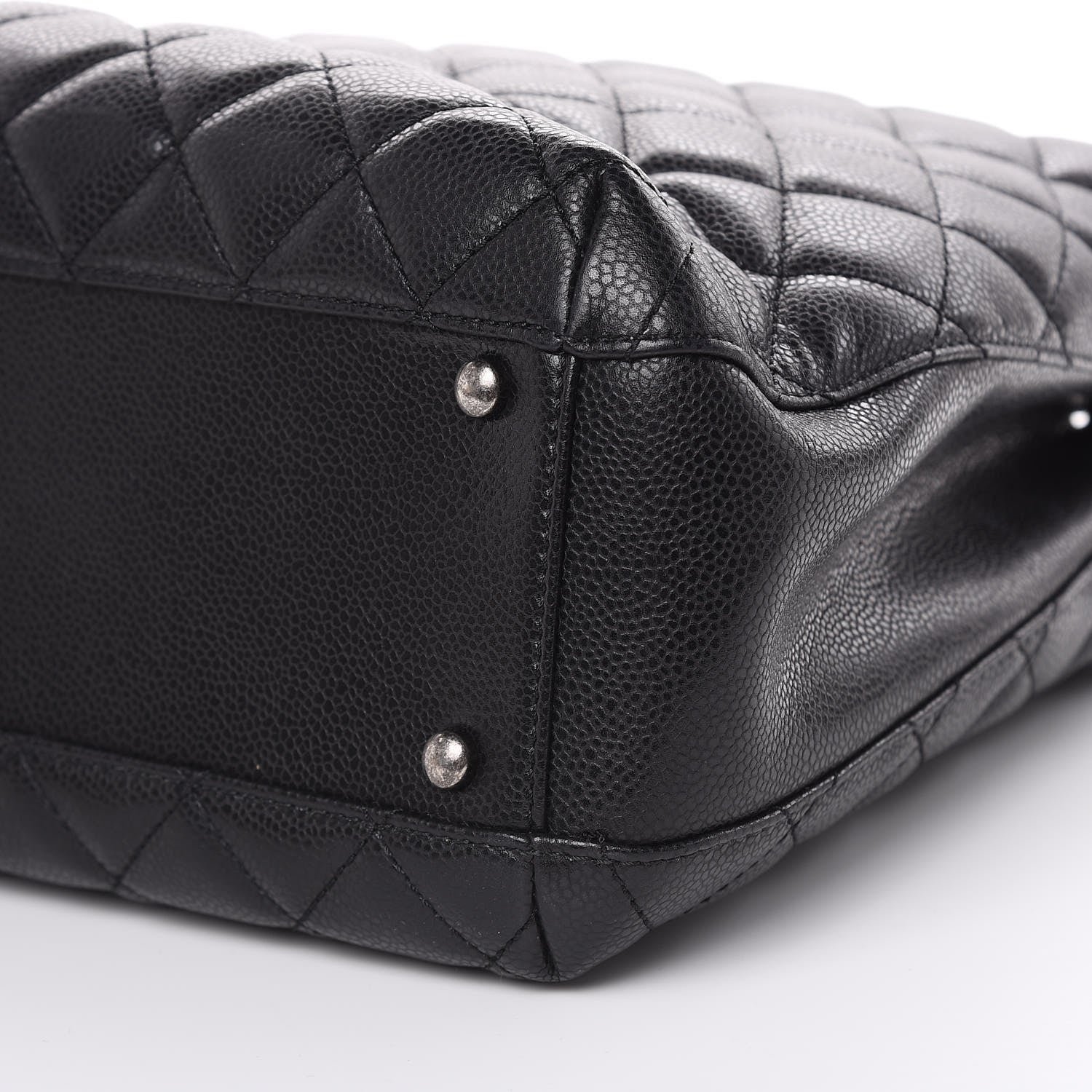 Chanel Caviar Quilted City Shopping Tote Black 11 of 14