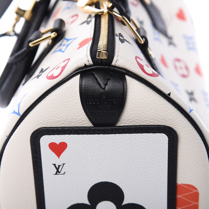 Louis Vuitton Game On Speedy Bandouliere 25 White 9 of 10