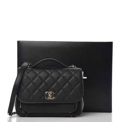 Chanel Caviar Quilted Medium Business Affinity Flap Black 7 of 7