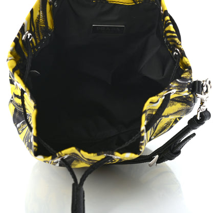 Prada Tessuto Nylon Banane Pouch Giallo 5 of 8