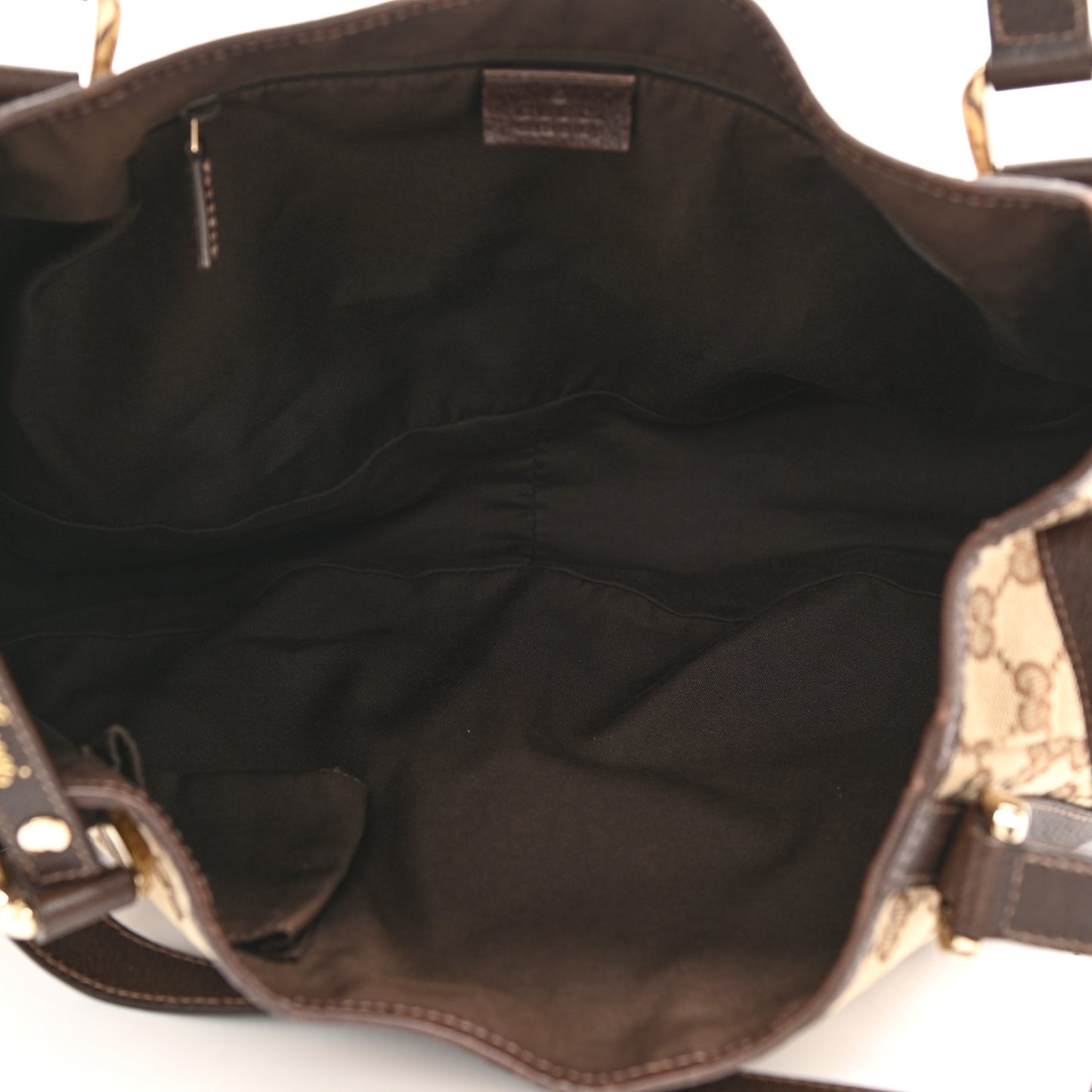 Monogram Medium Abbey Shoulder Bag Dark Brown