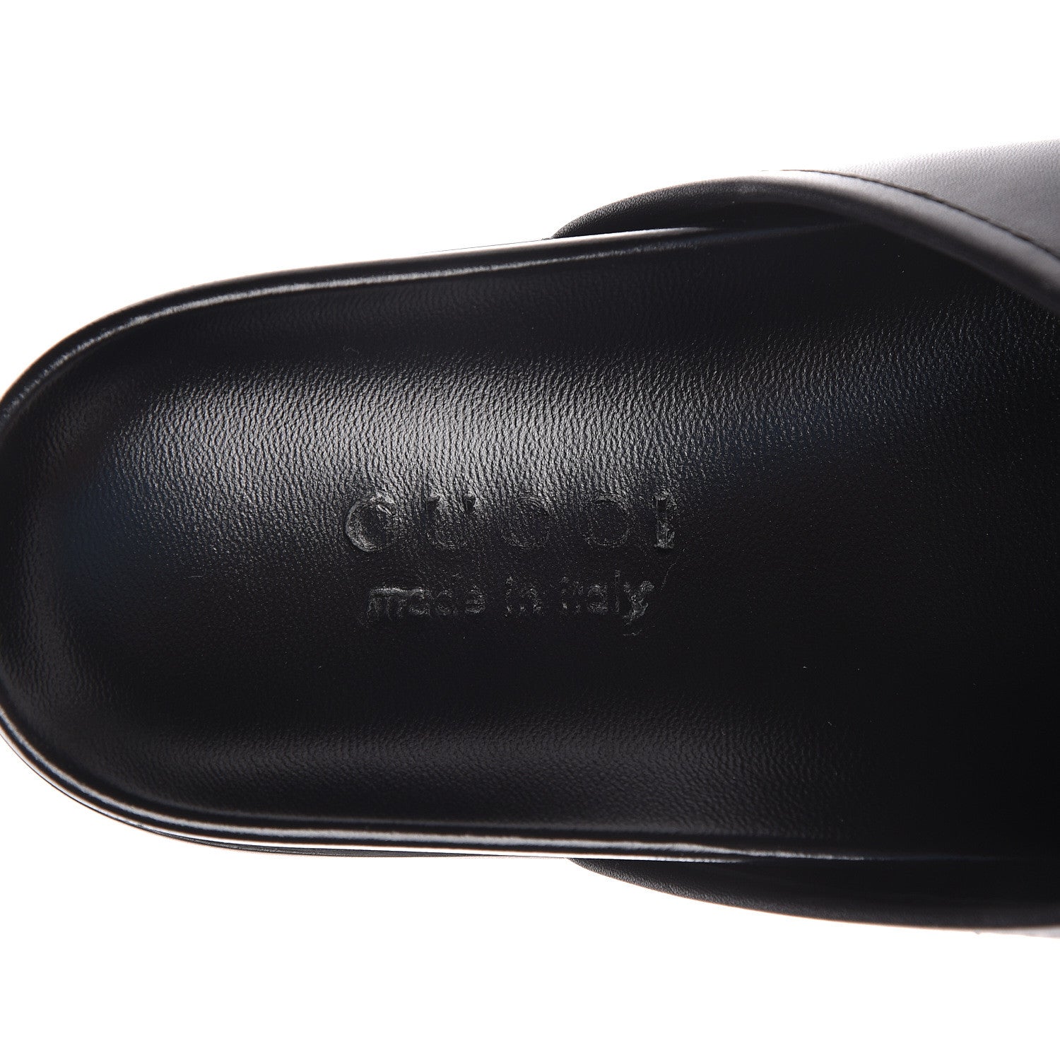 Gucci Calfskin Mens Horsebit River Slippers 8 Black 7 of 8