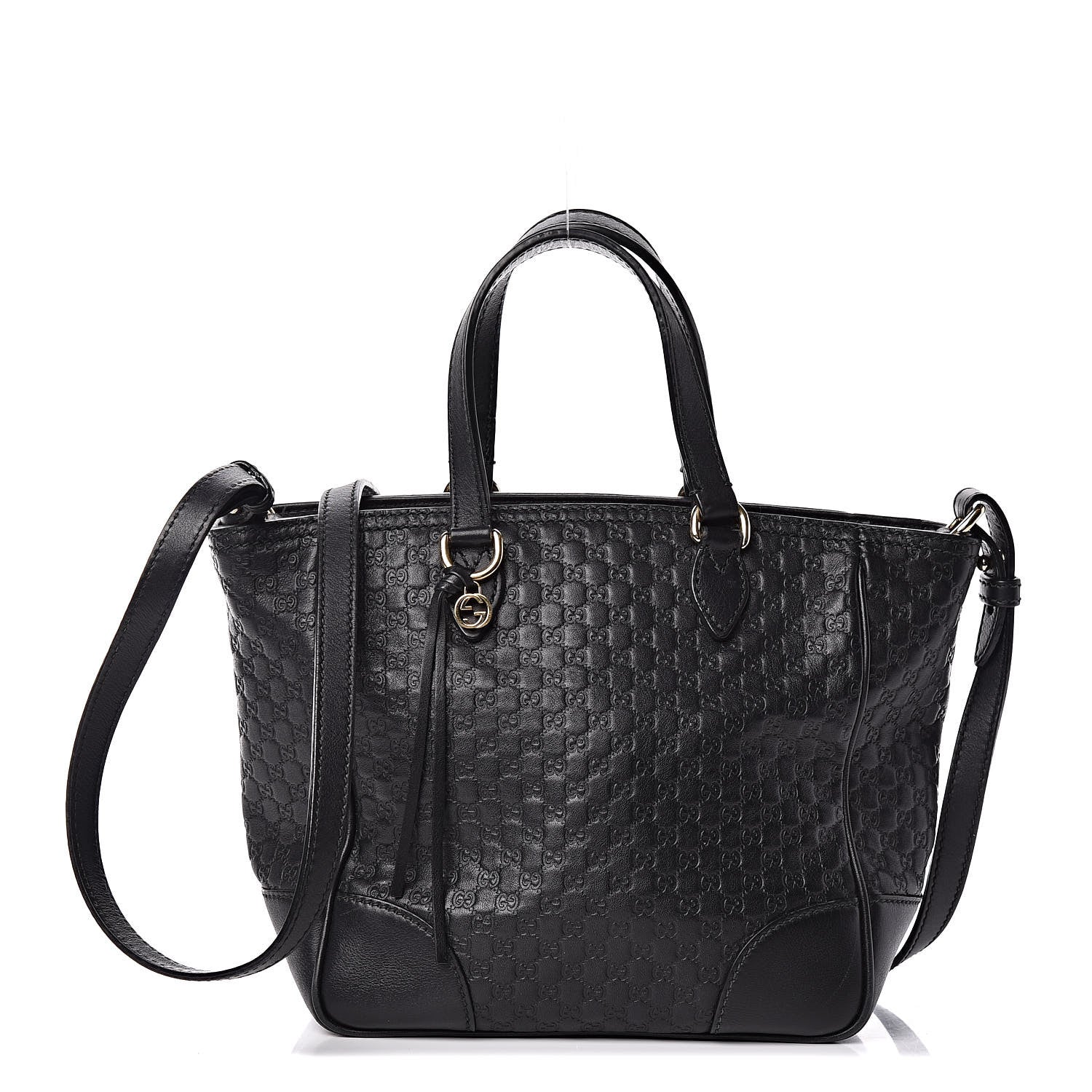 Gucci Microguccissima Small Bree Tote Black 1 of 10