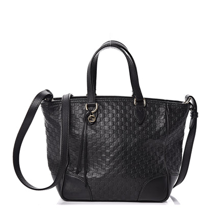 Gucci Microguccissima Small Bree Tote Black 1 of 10