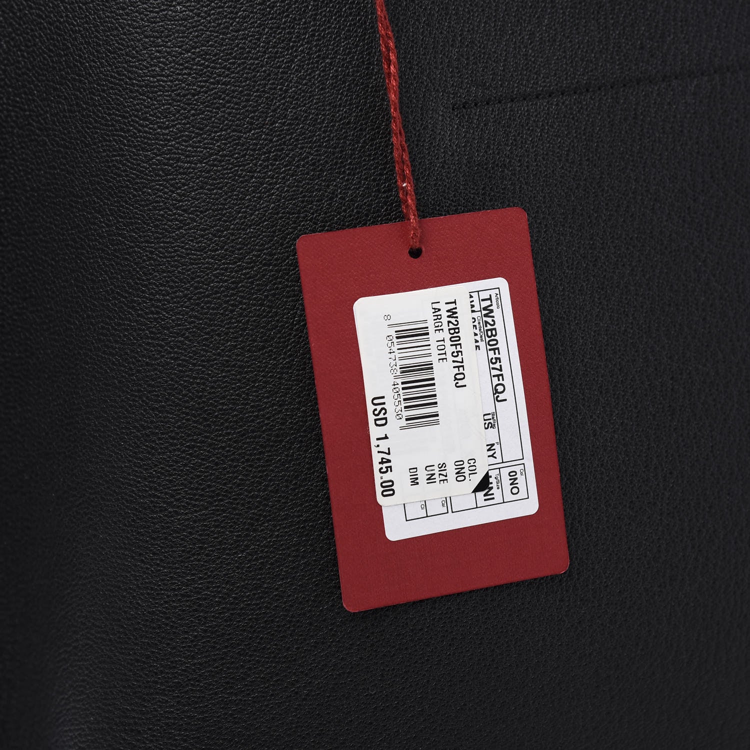Valentino Garavani Calfskin Large Vlogo Tote Black 8 of 9