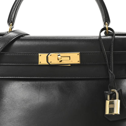Hermes Box Kelly Retourne 28 Black 8 of 10
