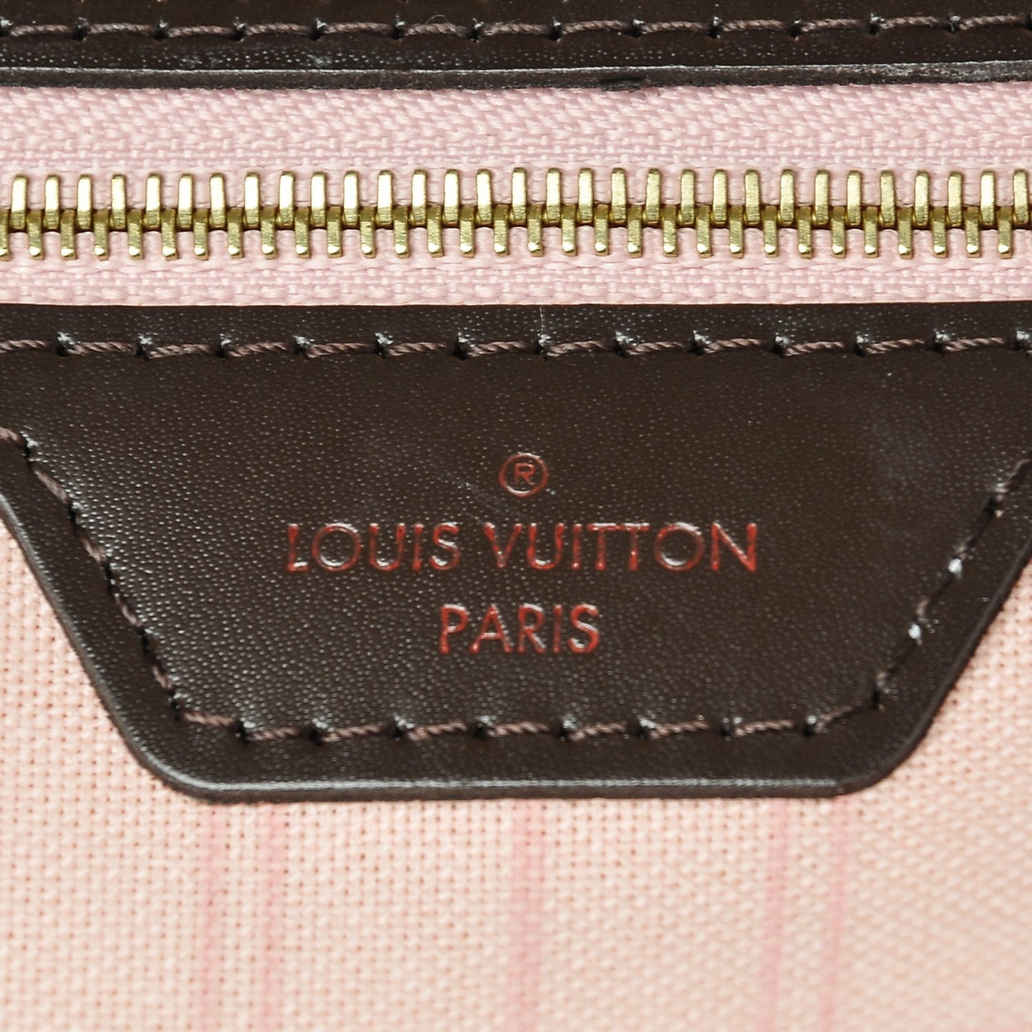 Damier Ebene Neo Neverfull MM Rose Ballerine