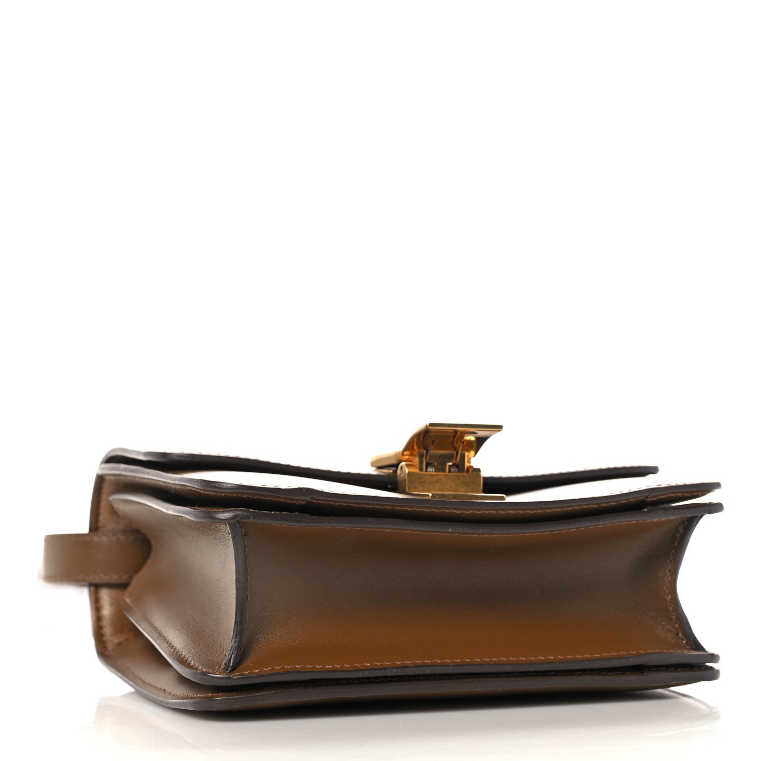 Celine Smooth Calfskin Small Classic Box Flap Bag Camel 4 of 14