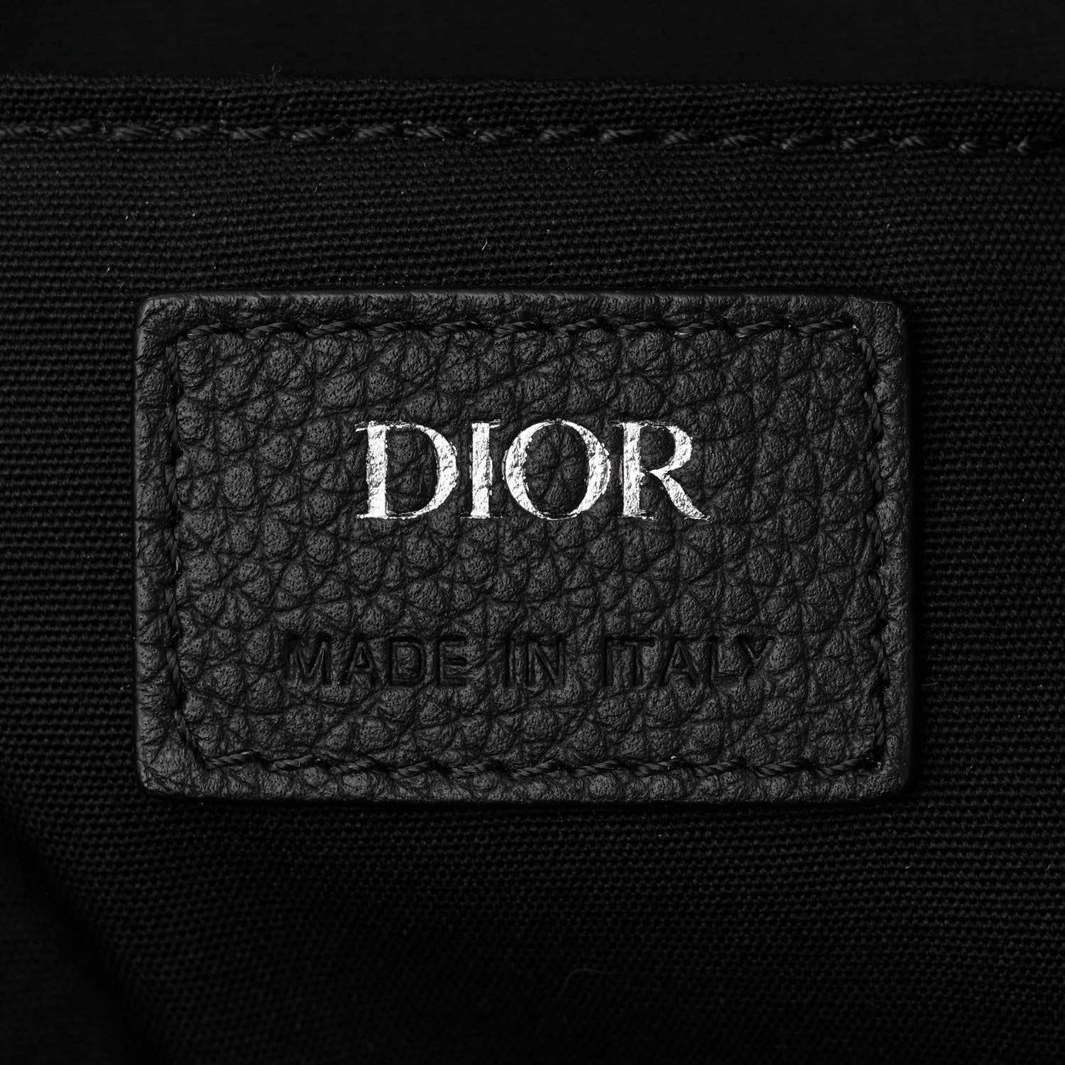 Christian Dior Oblique Calfskin Rider Backpack Beige Black 6 of 10