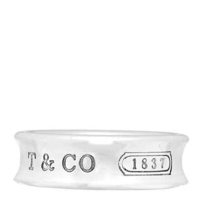 Tiffany Sterling Silver 1837 Ring 56 7.5 1 of 4