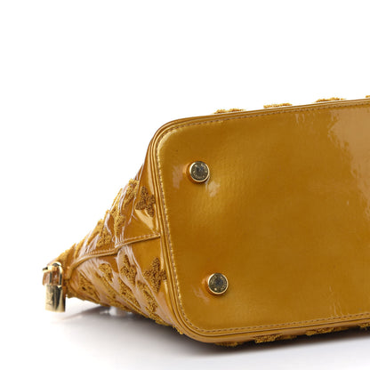 Louis Vuitton Patent Lambskin Fascination Lockit Moutarde 6 of 8