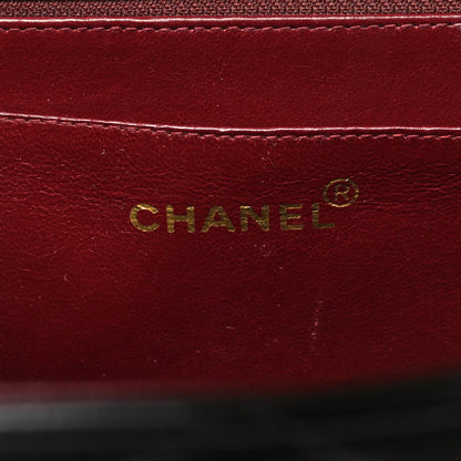 Chanel Lambskin Quilted XL Jumbo Single Flap Black 6 of 13
