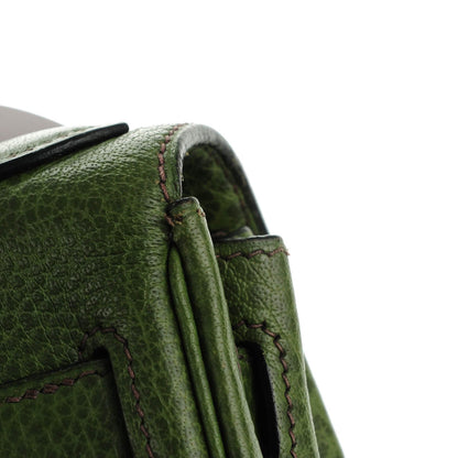 Hermes Buffle Gala Kelly Ado Backpack 28 Vert Olive 5 of 16
