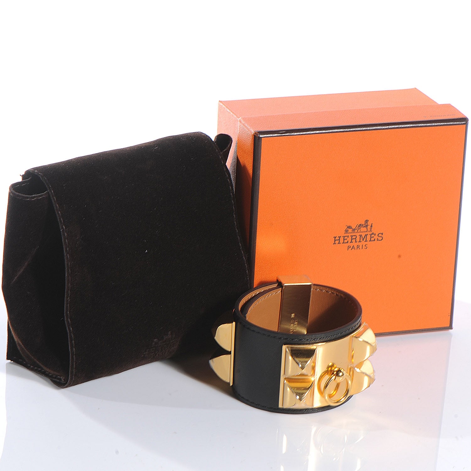 Hermes Chamonix Collier de Chien CDC Bracelet Black Small 7 of 7