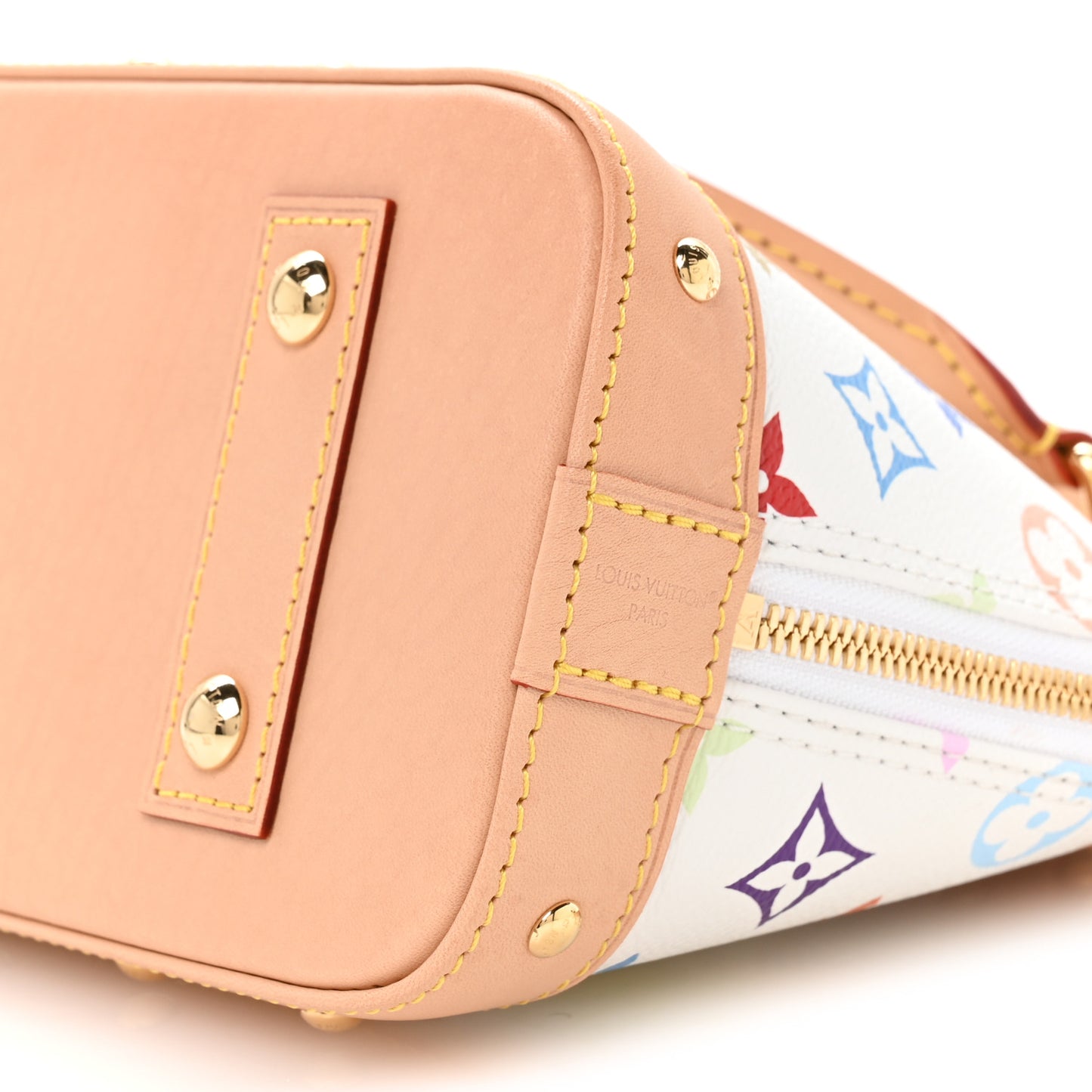LV x TM Monogram Multicolor Alma BB White