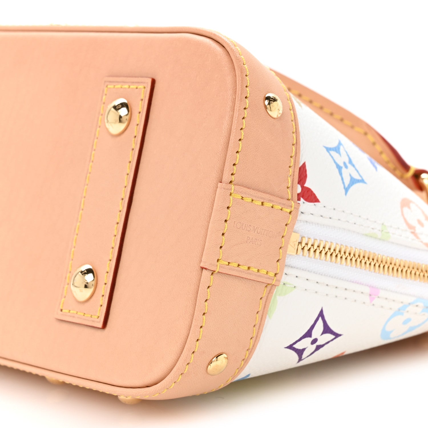 Louis Vuitton LV x TM Monogram Multicolor Alma BB White 9 of 10