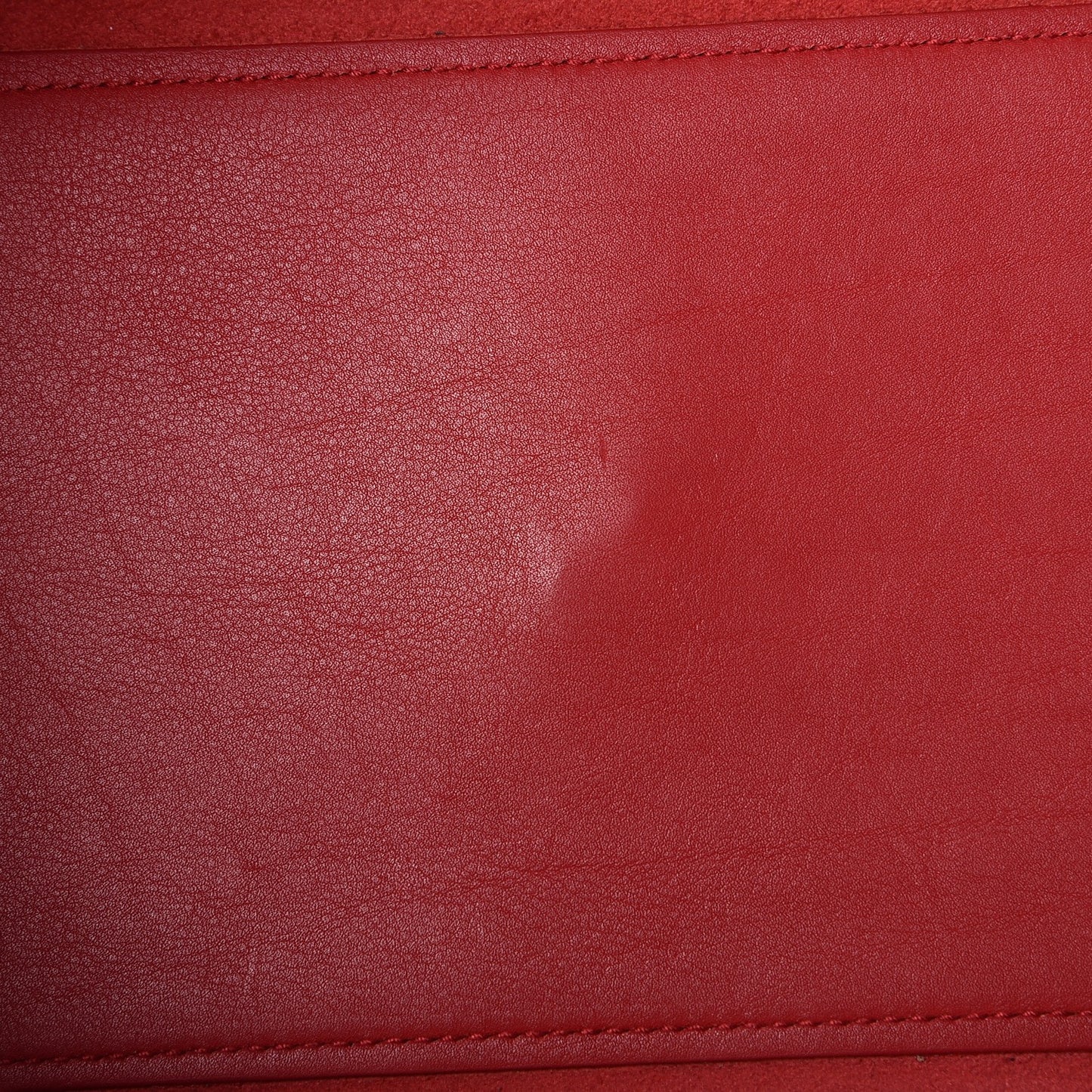 Calfskin Small Classic Y Cabas Red