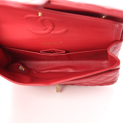 Chanel Lambskin Quilted Medium Double Flap Red 5 of 11